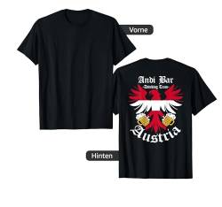 Sauf Trikot Österreich Drinking Team, Andi Bar T-Shirt von Österreich Sauf Trikot & Mallorca Party Outfits