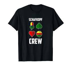Schafkopf Crew T-Shirt von Österreichische Bayrische Kartenspiele