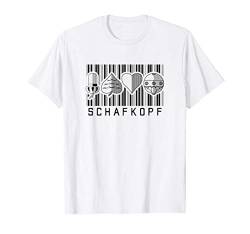 Schafkopf Strichcode T-Shirt von Österreichische Bayrische Kartenspiele