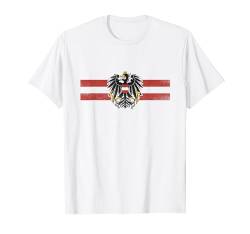 Österreichischer Wappen Adler Österreicher Flagge Österreich T-Shirt von Österreichische Fahne Motive für Männer & Frauen