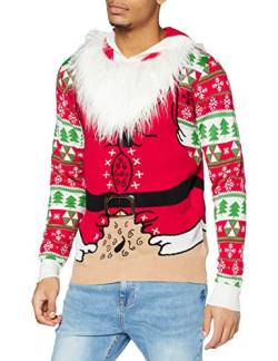 Off The Rack Unisex Christmas Sweater Pullover, Fat Fluffy Santa Feels, XXL von OFF THE RACK
