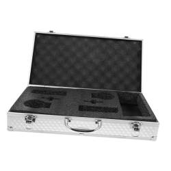 OFFSCH Mikrofonschutzbox Mikrofon-Aufbewahrungsbox Aufbewahrungsbox aus Aluminium Koffer Aktentaschen für Männer Aktentaschen Herren Aluminiumgehäuse kabellos Alu-Box PVC von OFFSCH