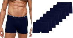 Boxershorts Herren 8er Pack S-3XL Unterwäsche Unterhosen Männer Men Retroshorts OG100 (8er Set Navy blau,XXL) von OG-ER