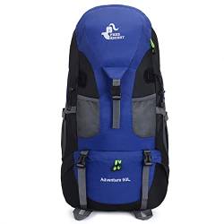 OG TengSheng 50L Wanderrucksack Wasserdichter Rucksack für Wandern, Bergsteigen, Camping, Outdoor, Kletterrucksack für Männer und Frauen, marineblau von OG