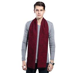 Herren Winterschal – Ohayomi Fashion Formal Weiche Schals für Herren, rotem Karo von OHAYOMI