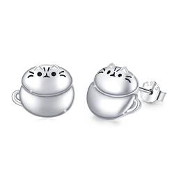 Tier Ohrringe Mädchen Kinder Silber 925 Kleine Tier Ohrstecker Tier Schmuck Geschenke für Kinder Mädchen Damen von OHAYOO