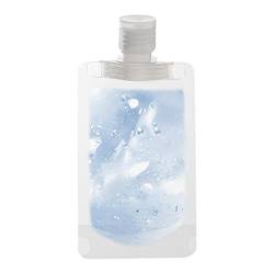 Cremefarbene Beuteltasche | Reiseflaschen für Toilettenartikel,Quetschbeutel für Toilettenartikel, 30 ml/50 ml/100 ml Behälter für Shampoo, Spülung, Flüssigkeiten Okuyan von OKUYAN