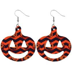 Festive Dangle Halloween Earrings Funny Seasonal Drop Pendant Scary Novelty Fashion Decorative, Einheitsgröße, Kunstleder von OLACD