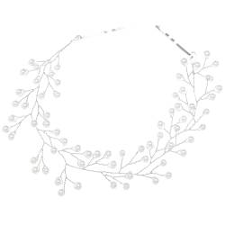 Handgefertigter Kopfschmuck mit Perlen, Brautschmuck, Hochzeits-Stirnband von OLACD