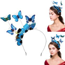 OLACD Eleganter Schmetterlings-Haarreif für Frauen – Party-Mode-Stirnband mit kreativem Schmetterlings-Design von OLACD
