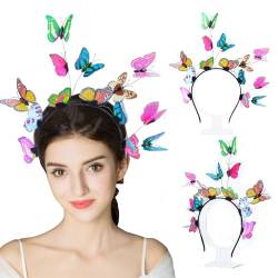 OLACD Schmetterlings-Haarreif, modisches Damen-Haarband, dekorativer Party-Haarreif von OLACD