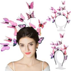 Party-Stirnband für Damen, modisch, Haarreif, dekorativ, Brautschmuck, Schmetterlingsband von OLACD