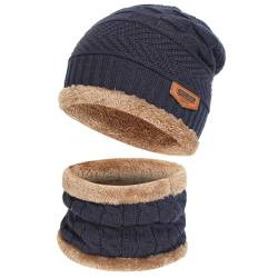 Winterset für Paare, Thermo, modisch, dicke Beanie, elastischer Schal, Unisex-Stil, 5, 80 % Polyacrylnitrilfaser von OLACD