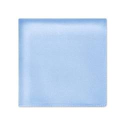 OLESILK Herren Seide Einstecktuch Luxuriös Kavalierstuch Taschentuch für feierliche Anlässe, 28 x 28 cm, Hellblau von OLESILK