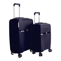 OLEY Premium Leichtgewicht Koffer,Hartschalen-Handgepäck oder Check-in Gepäck, integriertes TSA Schloss, 8 Spinner Räder, 2 Set (Cabin 20" + Medium 24"), Erweiterbares Gepäckstück mit Rollen von OLEY
