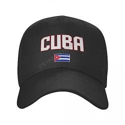 OLIKED Baseballmütze Kuba Flagge Sonnenschutz Verstellbare Kappen für Männer Frauen Drucken Gedruckte Mode verstellbare Outdoor Casual Hüte von OLIKED