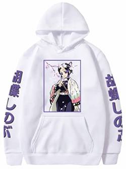 OLIPHEE Unisex Hoodie Fashion Casual Sweatshirt Cosplay Kostüm (L,Weiss-1) von OLIPHEE