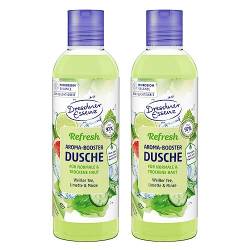 2er Pack Dresdner Essenz Duschgel Refresh 2 x 250 ml Duschbad vegan von OLShop AG