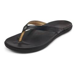 OluKai Honu Women's Beach Sandals, Quick-Dry Flip-Flop Slides, Water Resistant Suede Lining & Wet Grip Soles, Soft Comfort Fit & Arch Support von OLUKAI