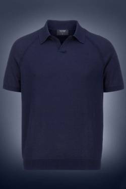 OLYMP SIGNATURE Casual Tailored Fit Poloshirt Kurzarm nachtblau von OLYMP SIGNATURE