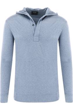 OLYMP SIGNATURE Soft Business Tailored Fit Sweatshirt bleu, von OLYMP SIGNATURE