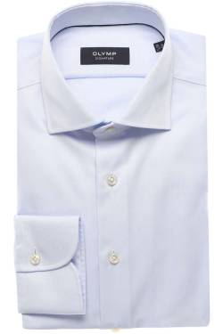 OLYMP SIGNATURE Tailored Fit Hemd hellblau, Einfarbig von OLYMP SIGNATURE