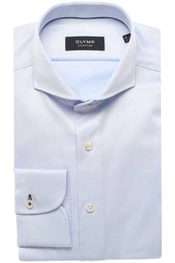 OLYMP SIGNATURE Tailored Fit Hemd hellblau, Einfarbig von OLYMP SIGNATURE