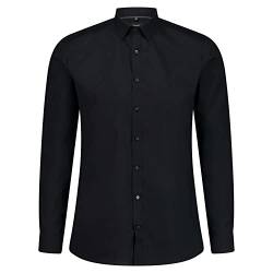 Herren Hemd No. 6 Super Slim Fit Langarm, Farbe schwarz, Size L (42) von OLYMP