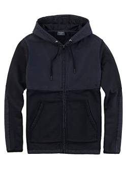 OLYMP Herren Kapuzenjacke Sweat,Uni,modern fit,Marine 18,M von OLYMP