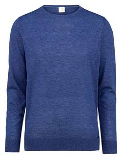 OLYMP Herren Pullover Rundhals Level Five Strick,Body fit,royal 19,S von OLYMP