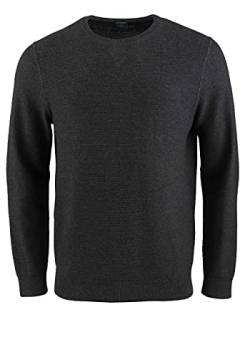 OLYMP Herren Pullover Rundhals Strick,Uni,modern fit,anthrazit 67,XXL von OLYMP