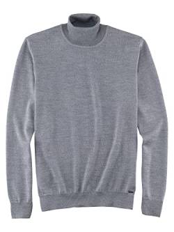 OLYMP Herren Rollkragenpullover Strick,modern fit,Silbergrau 63,XL von OLYMP