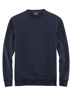 OLYMP Herren Sweatshirt Sweat,Uni,modern fit,Marine 18,M von OLYMP