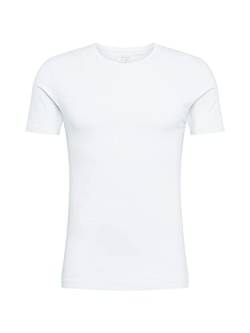 OLYMP Herren T-Shirt Rundhals Level Five T-Shirt,Männer,Uni,Body fit,Weiss 00,XXL von OLYMP