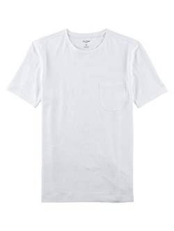 OLYMP Herren T-Shirt Rundhals T-Shirt,Uni,modern fit,Off White 01,XL von OLYMP