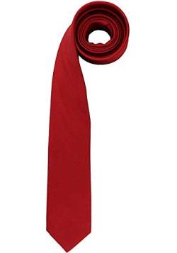 OLYMP Krawatte slim aus reiner Seide mit Nano-Effekt ziegelrot von OLYMP