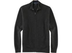 Strickjacke OLYMP "Modern Fit" Gr. S, grau (anthrazit) Herren Strickjacken von OLYMP