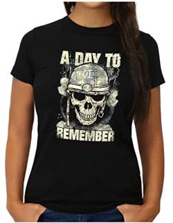 OM3® A Day to Remember T-Shirt | Damen | ADTR Hardcore Rock Hardrock Metal | XXL, Schwarz von OM3