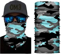 OM3® Gesichtsmaske I Schlauchschal mit Motiv I Mundschutzmaske I Halstuch I Wind Face Shield | Multifunktionstuch Herren & Damen S175 von OM3