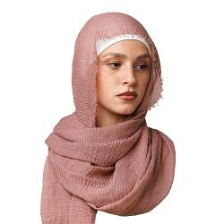 OMAIRA® Daily Crinkle Hijab (Altrosa) von OMAIRA