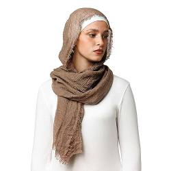 OMAIRA® Daily Crinkle Hijab (Mocha) von OMAIRA