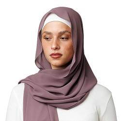 OMAIRA® Premium Hijab Chiffon (Mauve) von OMAIRA