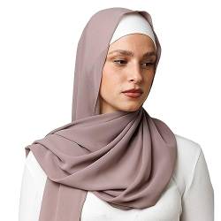OMAIRA® Premium Hijab Chiffon (Mink) von OMAIRA