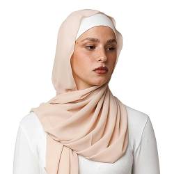 OMAIRA® Premium Hijab Chiffon (Nude) von OMAIRA