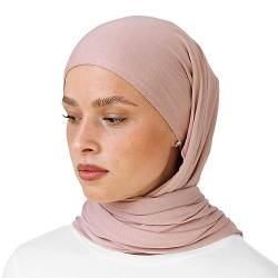 OMAIRA® Premium Hijab Jersey (Altrosa) von OMAIRA