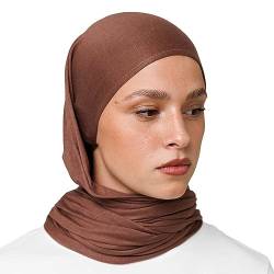 OMAIRA® Premium Hijab Jersey (Chocolate) von OMAIRA