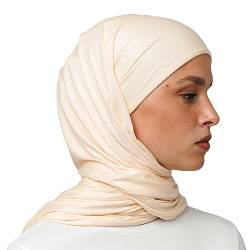 OMAIRA® Premium Hijab Jersey (Cream) von OMAIRA