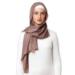OMAIRA® Premium Hijab Modal (Taupe) von OMAIRA