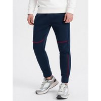 OMBRE Jogginghose Herren Jogginghose mit Kontrastnähten von OMBRE