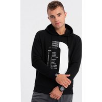 OMBRE Kapuzensweatshirt Bedrucktes Herren Sweatshirt HOODIE mit Kapuze von OMBRE